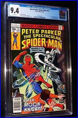 SPECTACULAR SPIDER-MAN #22 1978 Marvel Comics CGC 9.4 Near Mint White Pages