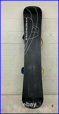 Salomon 450 157cm Twin-Tip All-Mountain Snowboard withBurton Custom Bindings GREAT