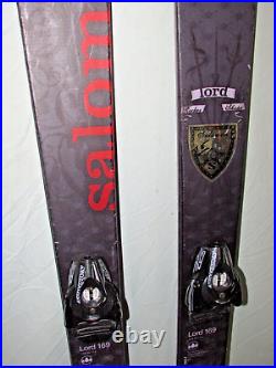 Salomon LORD Rocker Shape all mountain skis 169cm with Salomon Z11 ski bindings