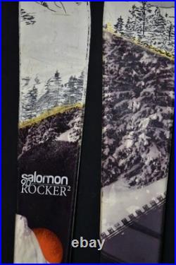Salomon Rocker2 90 Skis Size 169 CM With Salomon Bindings