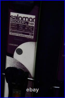 Salomon Rocker2 90 Skis Size 169 CM With Salomon Bindings