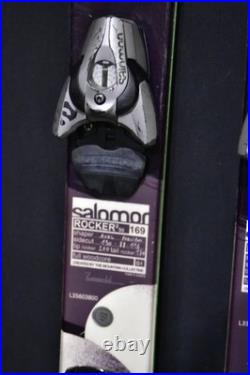 Salomon Rocker2 90 Skis Size 169 CM With Salomon Bindings