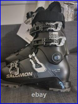 Salomon S/PRO FLEX 80 WIDE LAST ski boot. Designed for skiers with wider feet