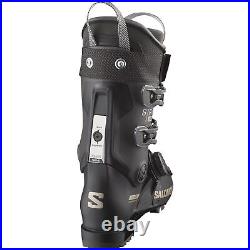 Salomon S/Pro Supra BOA 110 Men's All-Mountain Ski Boots, Black/Beluga/Titanium