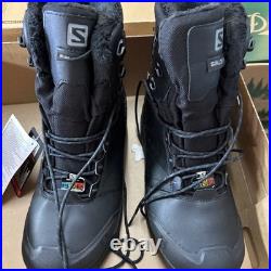 Salomon Toundra Pro Cswp Men's Boots Size 10.5 Brand New Black