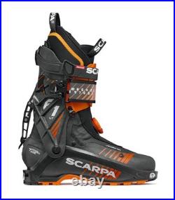 Scarpa F1 LT Men's Ski Boots, Carbon/Orange, M26