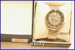 Seiko Prospex Gold Gilt Turtle SRP775 Automatic Mint Cond w Box and All Papers