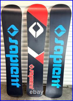 Set of 3 Sapient Snowboards 155cm Unused All-Mountain Freestyle Lot