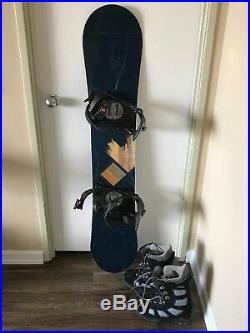 Snowboard Package board, bindings, boots, helmet and bag