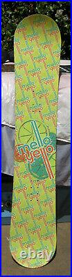 Snowboard RARE 152CM Mello Yello Soft Drink Promotional Board