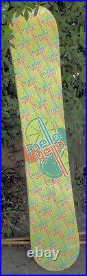 Snowboard RARE 152CM Mello Yello Soft Drink Promotional Board