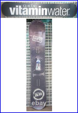 Snowboard RARE Glaceau Vitamin Water Promotional Board 158 CM Gray