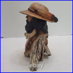 Stu Martin Baptiste #129/2500 Mountain Man Frontier Man Bust Sculpture Signed