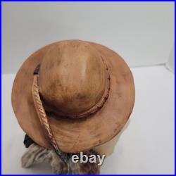 Stu Martin Baptiste #129/2500 Mountain Man Frontier Man Bust Sculpture Signed