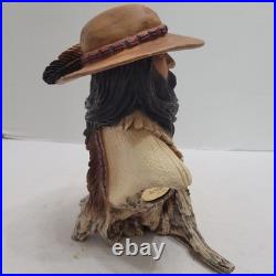 Stu Martin Baptiste #129/2500 Mountain Man Frontier Man Bust Sculpture Signed