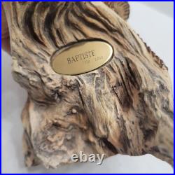 Stu Martin Baptiste #129/2500 Mountain Man Frontier Man Bust Sculpture Signed
