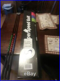 Superspeed golf men's training system All 3 pieces mint condition in box