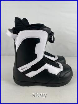 System Men's APX Pro Twist Snowboard Boots, Black/White, 13