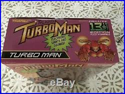 TALKING TURBO MAN (MINT IN BOX) JINGLE ALL THE WAY 13.5 1996 TIGER Electronic