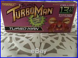 TALKING TURBO MAN (MINT IN BOX) JINGLE ALL THE WAY 13.5 1996 TIGER Electronic