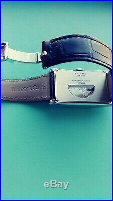 TIFFANY & CO. MENS AUTOMATIC 3-HAND EAST WEST Watch $4,750 New All Original MINT