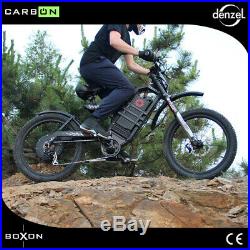 TRIAD Interceptor TXcf Carbon Fiber Electric Mountain Bike 60v eBike 2X2 AWD