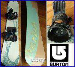 TUNED & READY TO RIDE! All mountain BURTON 159 cm snowboard + bindings M/L