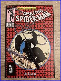 The Amazing Spider-man 300 First Appearance Of Venom All White Page mini MINT