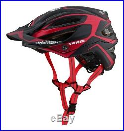 Troy Lee Designs 2019 A2 MIPS Dropout SRAM Bike Helmet Red Adult All Sizes
