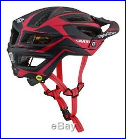 Troy Lee Designs 2019 A2 MIPS Dropout SRAM Bike Helmet Red Adult All Sizes