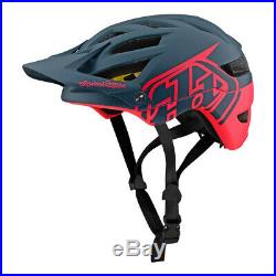Troy Lee Designs A1 MIPS Classic Slate/Magenta Mountain Bike Helmet All Sizes