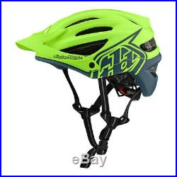 Troy Lee Designs A2 MIPS Decoy Flo YellowithBlue Mountain Bike Helmet All Sizes
