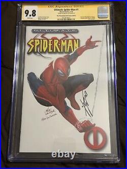 Ultimate Spider-man 1 Inhyuk Lee Fan Expo Philadelphia Signed Cgc 9.8 Coa311/800