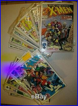 Uncanny x-men 176- 219 lot almost all marked Mint