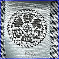 United States Golf Association Denim Trucker Jacket Mens L Blue USA Vintage Mint
