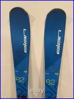 Used Elan Explore Skis Blue 152cm skis men's Withadjustable bindings