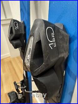 Used Elan Explore Skis Blue 152cm skis men's Withadjustable bindings