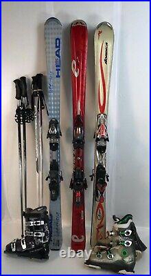 Used Ski Package, Skis, Bindings, Boots & NEW Ski Poles. Custom Fit to Order