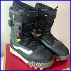 VANS Infuse Arthur Longo Men's Snowboard Boots Size 11 Black/Green Stiff Lace
