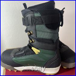 VANS Infuse Arthur Longo Men's Snowboard Boots Size 11 Black/Green Stiff Lace