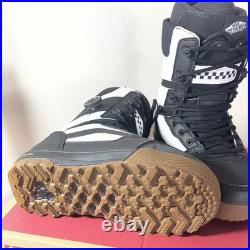 VANS Invado Pro Snowboard Boots Size 9 Black/White Stiff Lace/BOA BRAND NEW