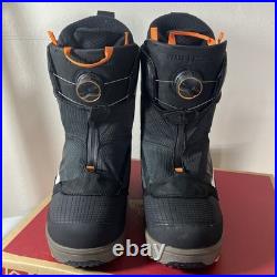 VANS Verse Range Bryan Iguchi Men's Snowboard Boots Size 9 Black/Orange BOA