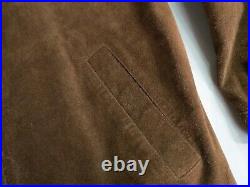 VTG Mint Banana Republic 100% genuine leather suede Adjustable waist Jacket M