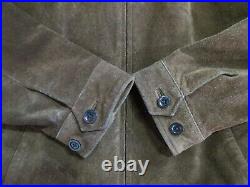 VTG Mint Banana Republic 100% genuine leather suede Adjustable waist Jacket M