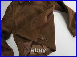 VTG Mint Banana Republic 100% genuine leather suede Adjustable waist Jacket M