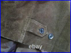 VTG Mint Banana Republic 100% genuine leather suede Adjustable waist Jacket M