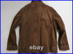 VTG Mint Banana Republic 100% genuine leather suede Adjustable waist Jacket M