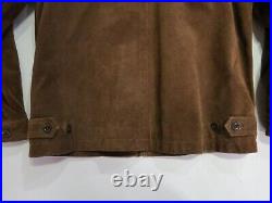 VTG Mint Banana Republic 100% genuine leather suede Adjustable waist Jacket M