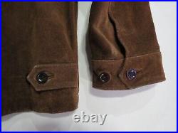 VTG Mint Banana Republic 100% genuine leather suede Adjustable waist Jacket M