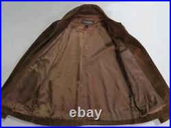 VTG Mint Banana Republic 100% genuine leather suede Adjustable waist Jacket M